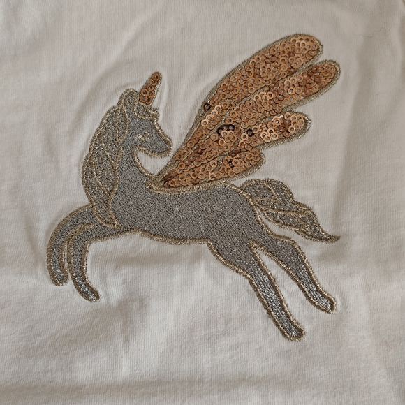 2/25 Little Princess Unicorn Tank Top with butterflies  wings - Picture 7 of 9